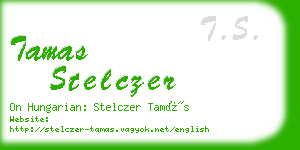 tamas stelczer business card